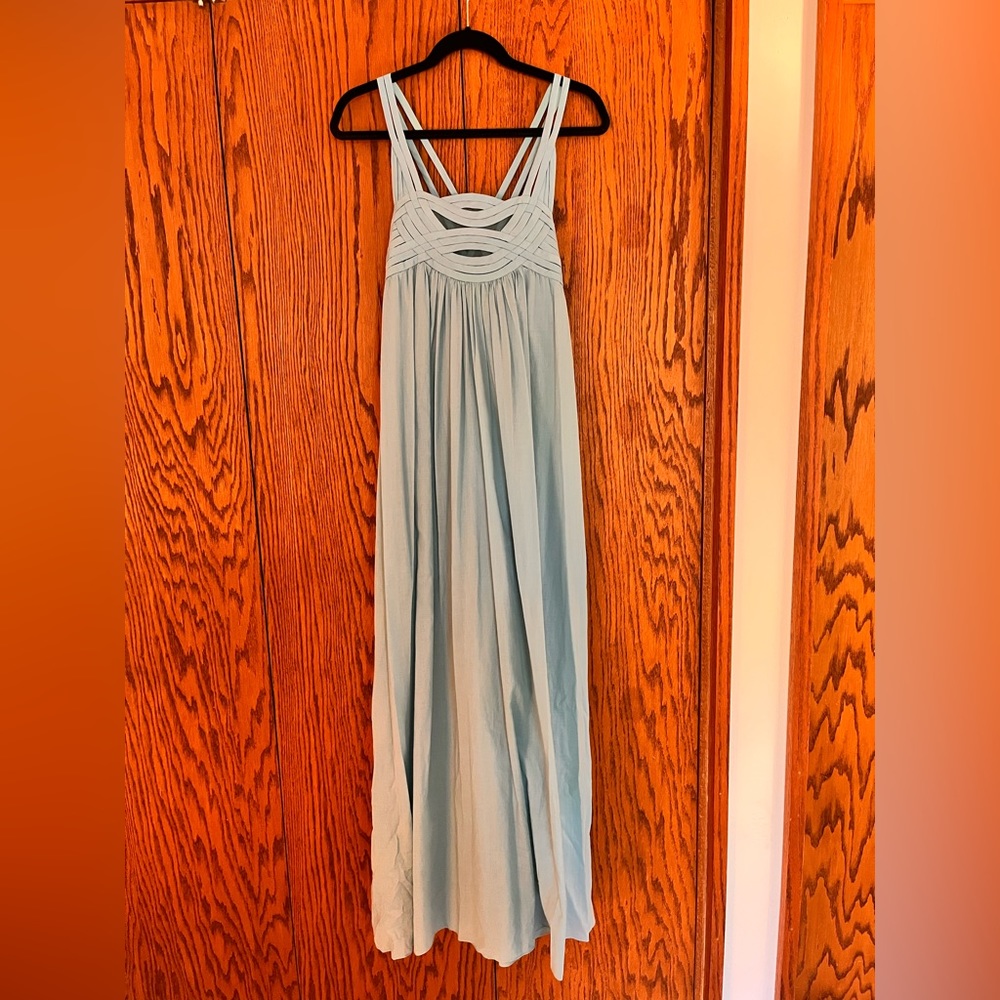 ADAM by Adam Lippes sky blue cotton voile dress
